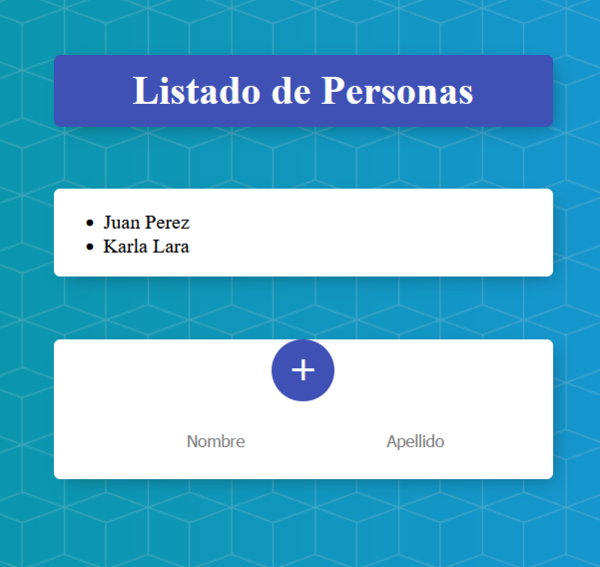 Listar-Personas